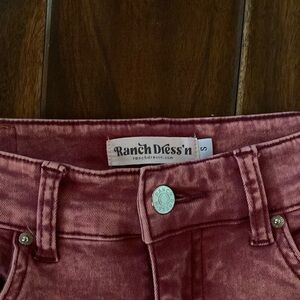 Fallon Taylor Ranch Dress’n Trouser denim jeans, size small.